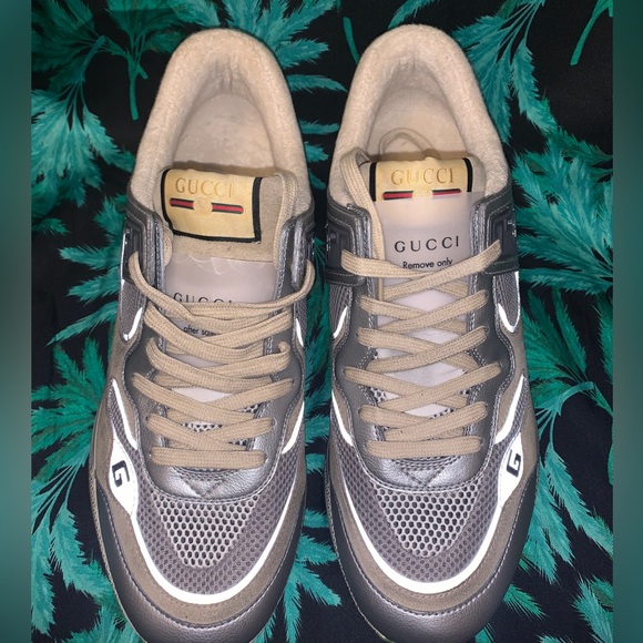 Gucci Men's Metallic Ultrapace Sneaker - Picture 2 of 7